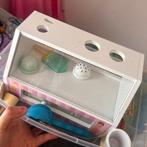 Wooden ice cream pretend play kit
